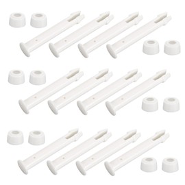 Totority 1set Pool Connector Pins Swimming Pool Replacement Parts Swimming Pin Above Ground Pool Accessories Connecting Pins White 12pcs