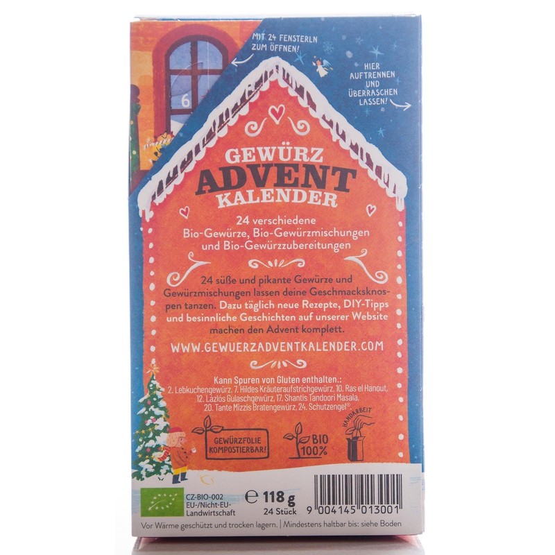 Sonnentor Organic Spice Advent Calendar (1 x 118 g)