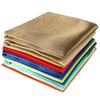 FELYSIK Men Pocket Squares Set for Suit Tuxedo, Satin Handkerchief