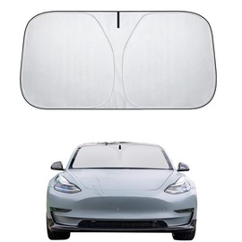 Sonnenschutz Auto Frontscheibe,Auto Sonnenschutz Frontscheibe Innen,Auto Frontscheibenabdeckung,UV-Schutz Auto Sonnenschirm Mit Aufbewahrungstasche,für die meisten Fahrzeuge,Silber (M-140 * 70cm)