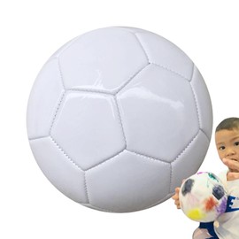 White Soccer Ball | White Football Ball for Signatures,Graduation Autograph Soccer Size 3/4/5 Football Soccer Ball Signature Pen for School Graduation Youth