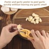2pcs Garlic Peeler, 2025 New Garlic Tweezers with Hanging Hole
