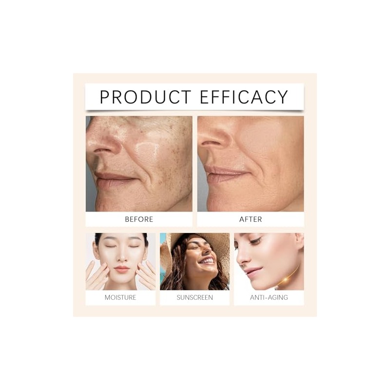 Piezas Base Maquillaje Espectro Medio Corrector Líquido Hidratante Que Cambia