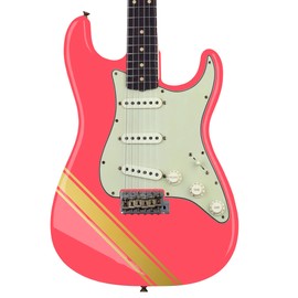 Guitar or Bass Racing Strip Sticker Set Fits All Guitars (Gold)