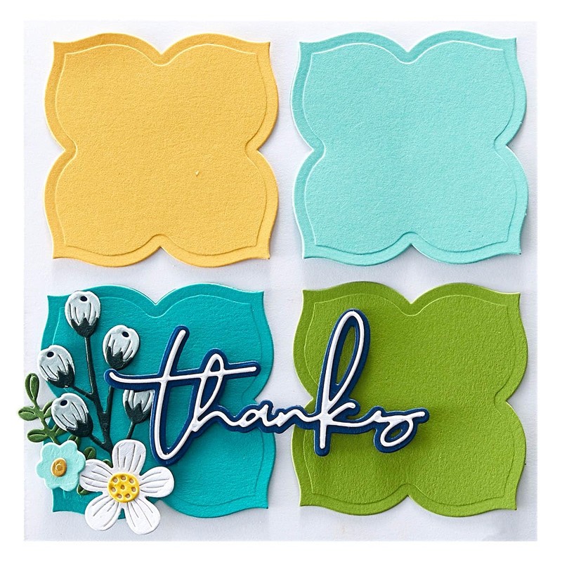 Spellbinders S4-353 Nestabilities Labels 24 Die Template