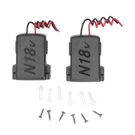 2 Set Battery Adapter Mount Holder Dock Power Source Converter Connector for Milwaukee M18 18V