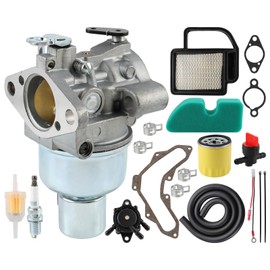 GoaMotors Carburetor with Air Oil Filter Fuel Line Kit for Kohler for Troy Bilt 20-853-8-S 20-853-01-S 20-853-02-S 20-853-14-S 20-853-16-S 20-853-21-S for Kohler Courage Riding Mower for Toro 74363