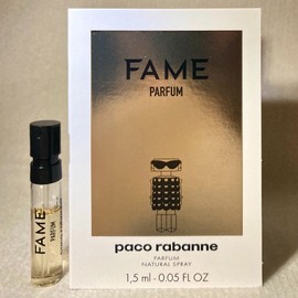 Paco Rabanne Fame PARFUM Sample Spray .05oz, 1.5ml New in Card *New Release!*