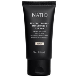Natio Buy Natio Mineral Tinted Moisturiser SPF 50 Plus Beige Online