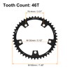 sourcing map 130BCD Bike Chainring Set 46T Round Narrow Wide