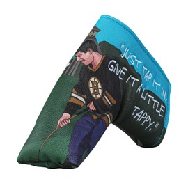 Golf Club Headcover - Funny Driver Fairway Hybrid Wood Cover, Tour Grade PU Leather Mallet Blade Putter Head Cover - Golf Gift Golf Accessories for Men and Women Golfers (TAP IT in, Blade)
