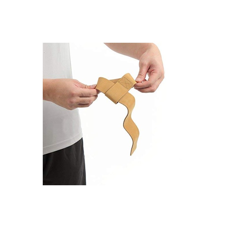 Schiek(シーク) レザーリフティングストラップ ブラウン