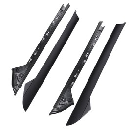 G-PLUS Windshield Pillar Trim Molding Outer & Inner Set Driver and Passenger Side Compatible with Ford Explorer 2011-2019 Window Trim Moulding 926-450 926-451 BB5Z7803136AA BB5Z7803136BA