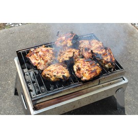 King Kooker Mr. Outdoors Cookout Model # MOCG15SS Portable Charcoal Stainless Steel Grill