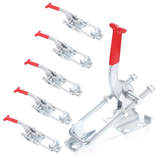 6-Pack 2000lbs Capacity Self-Lock Large Toggle Latch Adjustable Latch U