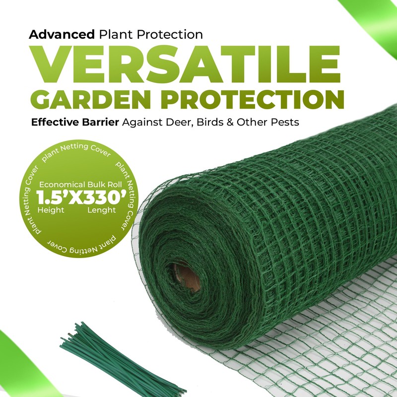 Deer-Terrent Deer Netting – Heavy Duty Bird Netting, Chicken Coop,