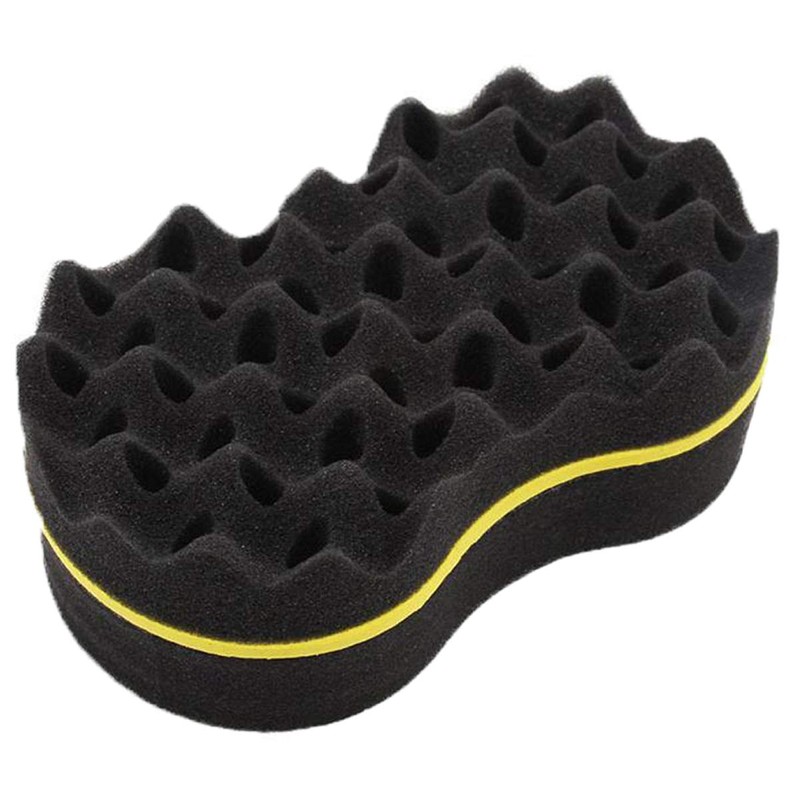 Zuzer Hair Brush Sponge, 2 Pieces Curl Sponge Curls Curler