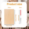 15pcs Balsa Wood Sheets, 10x20x0.2cm, with 5 Tools Wood Veneer