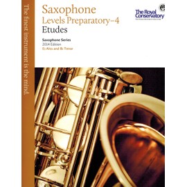 Royal Conservatory Saxophone Etudes Levels Preparatory-4 (Saxophone Series)