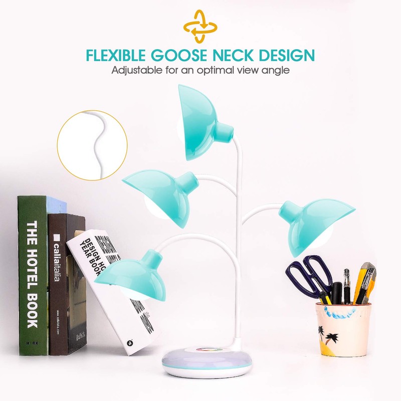 mafiti Children's Desk Lamp, LED Table Lamp, 20 LED Dimmable