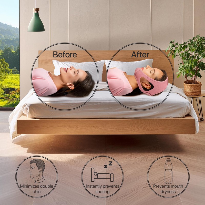 Chin Strap for CPAP Users | Comfortable Mouth Support to
