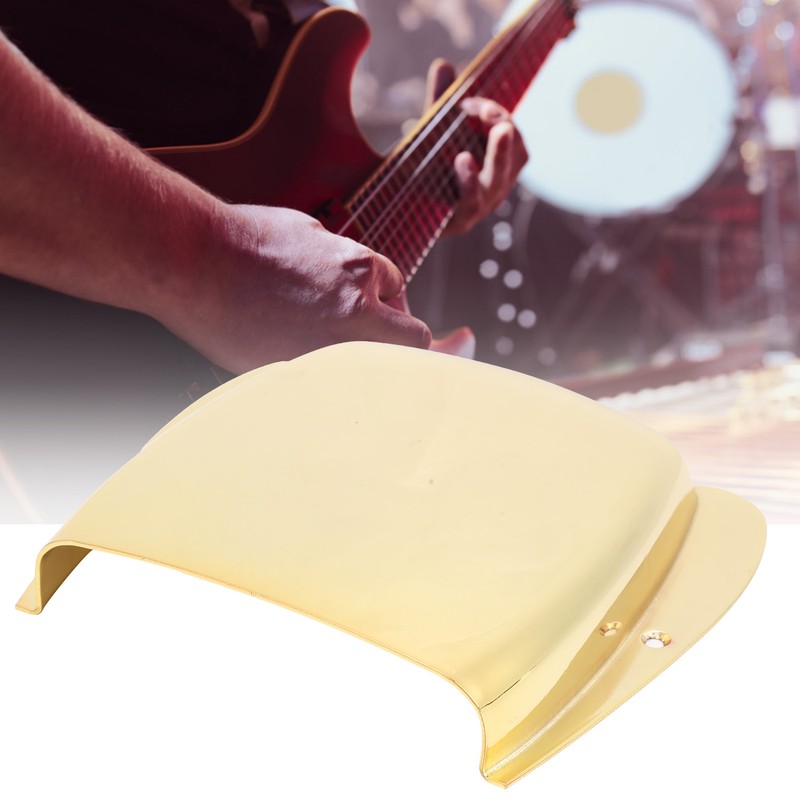 Guitar Bridge Cover Bass Pickup Protection Shell with Screw Stringed