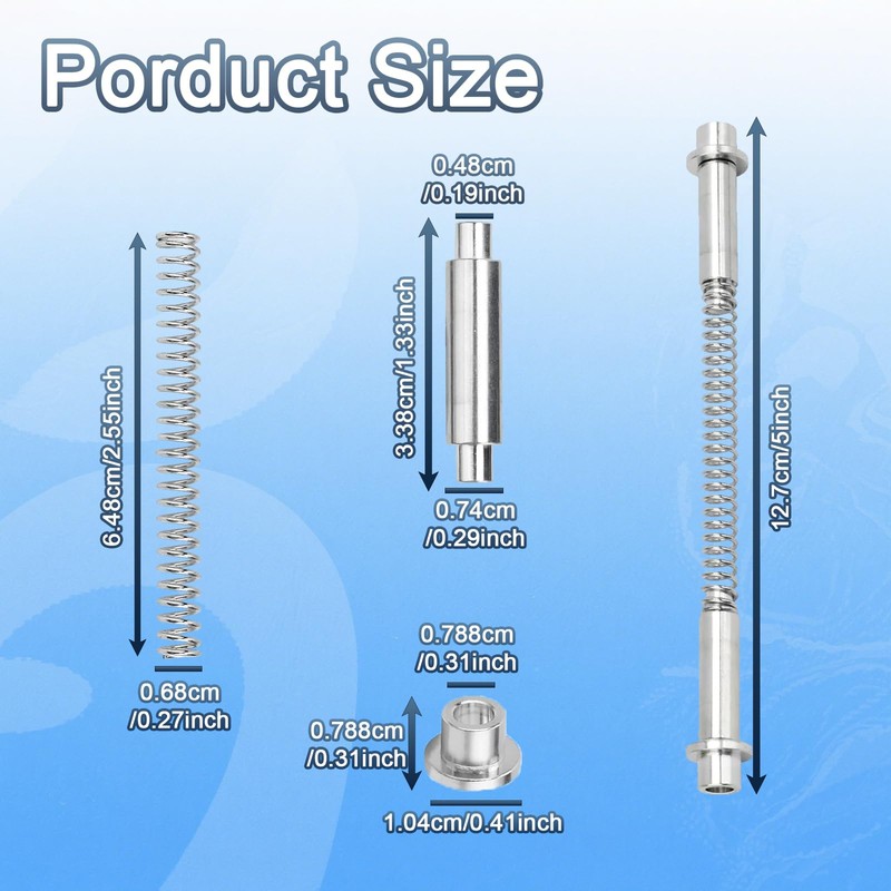 4 Sets K5131 Aluminum Storm Door Hinge Pin Kit, 8