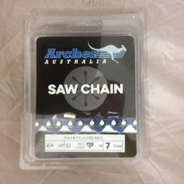 18" Archer Chainsaw Chain 3/8" pitch FULL CHISEL .050 Gauge 68DL drive links Compatible with Oregon 72LPX068G