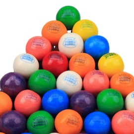 Chewing Bubble Gum for Kids - 1 Inch Large Gumballs - 3 PACKS 3.5 OZ Gum balls - Assorted Flavors Double Bubble Gums