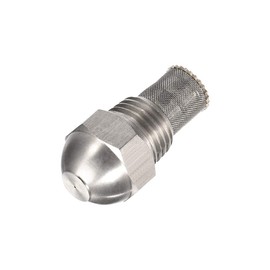 uxcell Mist Nozzle - 1/4BSPT 0.3mm Orifice Dia 304 Stainless Steel Fine Atomizing Spray Tip