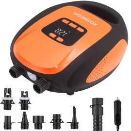 Kosmegal Paddle Board Pump Electric Portable, KOSMEGAL SUP Pump for Paddleboard, Profe...