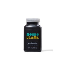 MONDO LLAMA 8 fl oz Satin Acrylic Paint Coal Gray - Mondo Llama™