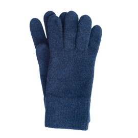 FosterNatur, Women's Wool Gloves / Finger Gloves, 100% Wool Extra Fine, Cosmos