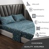 Chickwin Super King Size Fitted Sheets -30cm Deep, Blue Moon