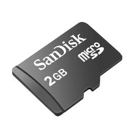 Sandisk 2 GB microSD 2GB MicroSD Class 2 memory card - memory cards (MicroSD, Black, Class 2)