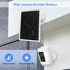 HISUEKIG Surveillance Camera Solar Power Charger, Camera Solar Panel 360°