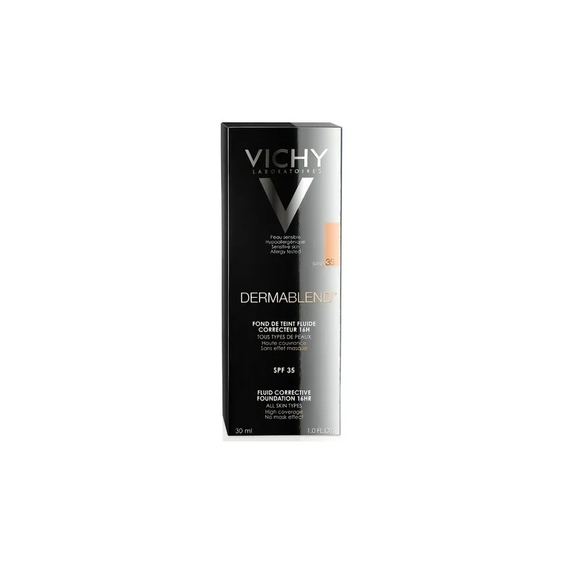 Vichy Dermablend Fluido Base Maquillaje Tono Sand 30ml