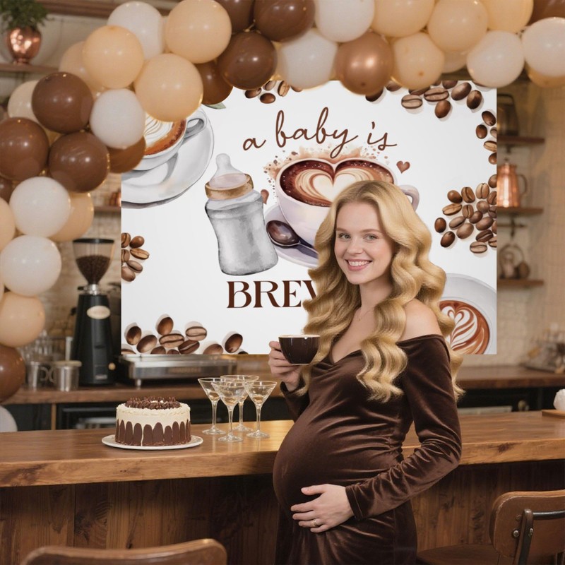 A Baby Is Brewing Coffee Party Decorations A Baby is