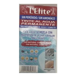 Elite 10 Tintes Naturales, Preparar Con Agua  Rubio Cenizo Obscuro