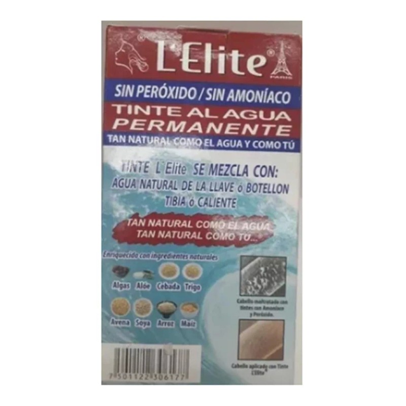 Elite 10 Tintes Naturales, Preparar Con Agua Rubio Cenizo Obscuro