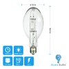 Bluex Bulbs (3 Pack MH400/U/MOG 400W Metal Halide Bulb Mogul