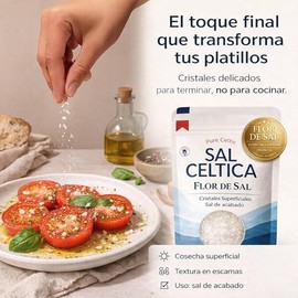 Sal Celtica | Celtic Salt variante (250 Gramos, Flor de Sal)