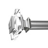 Telescoping Curtain Rod Extends from 36-72 inch, Adjustable Length for