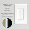 Maxxima 3-Way/Single Pole Digital Dimmer Wall Light Switch - Featuring