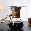 Pour Over Coffee Maker 400ml Double Layer Filter V Spout