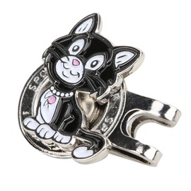 VIFERR Golf Hat Clip, Magnetic Golf Ball Marker Golf Ball Marker Golf Visor Clip Metal Cat Ball Marker, Golf Accessories Gift for Men Women Golfers