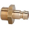 Brass Hose Nipple NW 5 Brass Male Thread 1/4 for