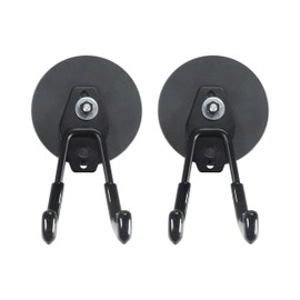 HFS(R) Magnetic Hook, Magnetic Hook, Super Strong, Diameter 3.4 inches (88 mm), Vertical Suction Force 88.2 lbs (40 kg), 2 Pieces for Wall Mounting, Magnetic Hooks