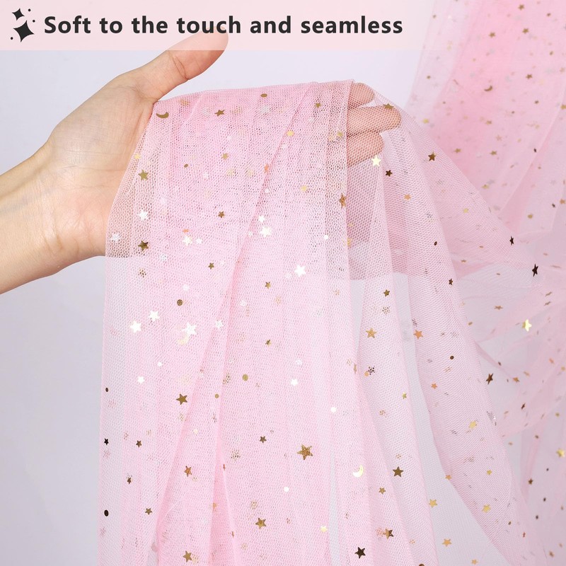 Ingzy Canopy Bed Curtains for Montessori, House & Twin Beds