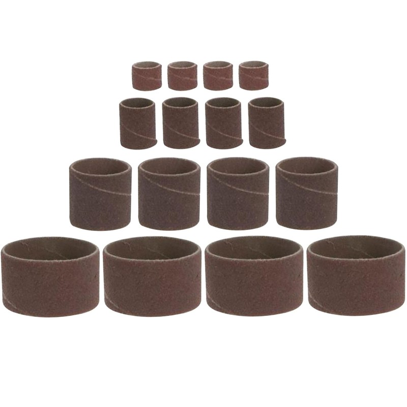 MS-Warenvertrieb 20-Piece Set: 4x Sanding Rollers 1/2 Inch 3/4 Inch